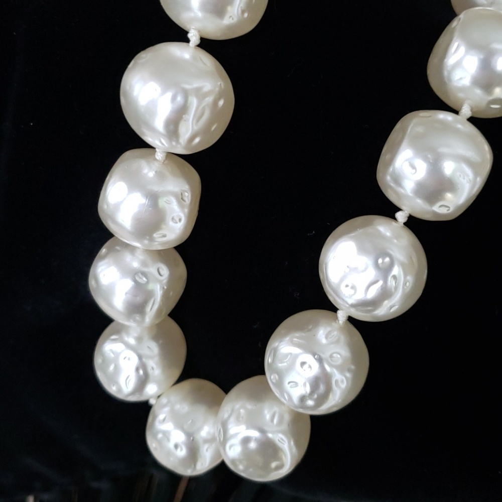 VTG faux Baroque pearl necklace - Picture 5 of 8
